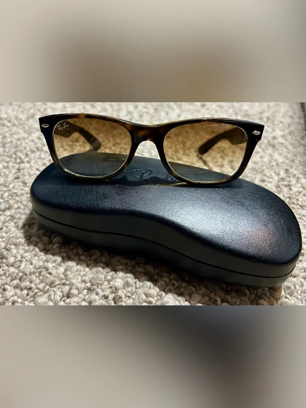 NEW Ray-Ban RB2132 New Wayfarer Sunglasses 710/51 Havana Brown Gradient